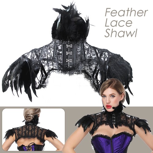 Halloween punk feather - halloween,